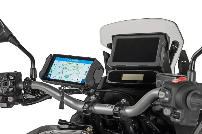 Touratech Handlebar Mount for Garmin Zumo XT *lockable*, black