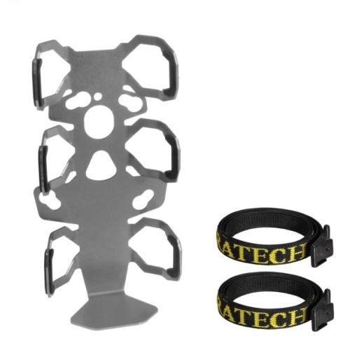 Support de bouteille simple Touratech ZEGA Pro/ZEGA Mundo avec protection de sangle