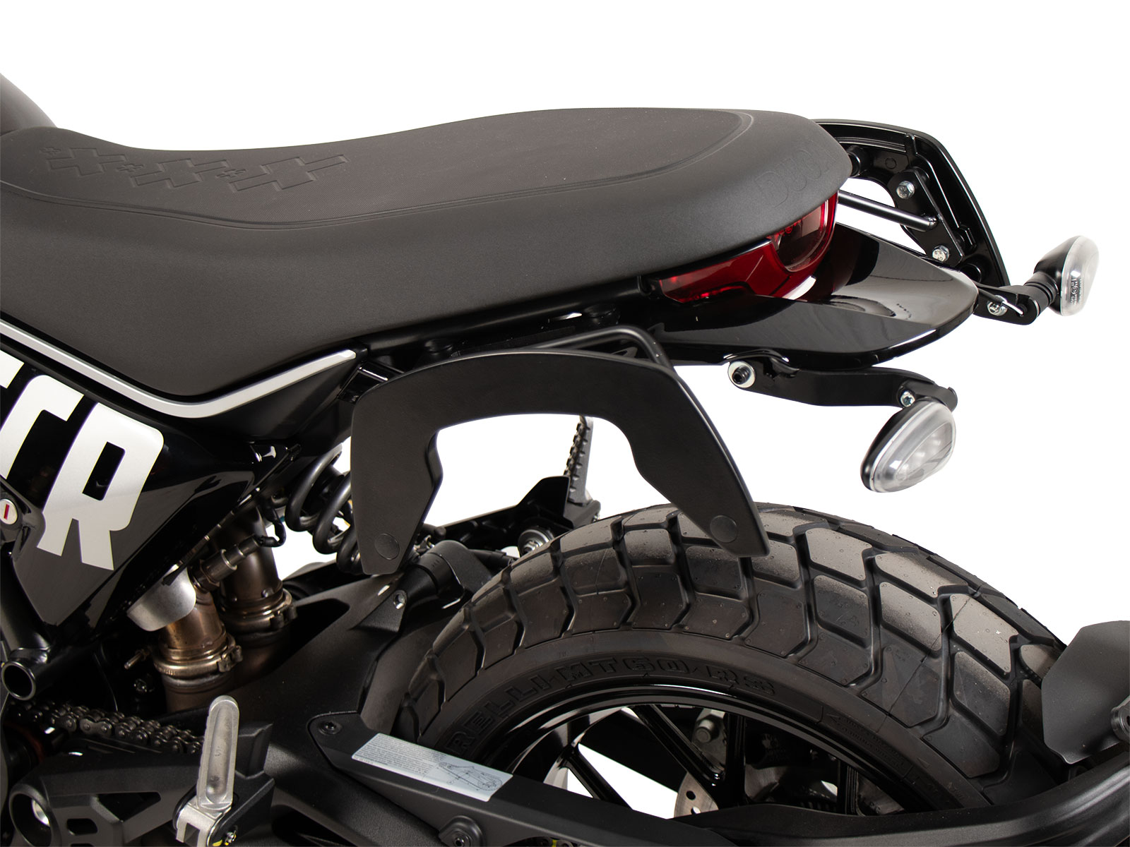 C-Bow Seitenträger schwarz für Ducati Scrambler 800 Icon / Dark (2023-)