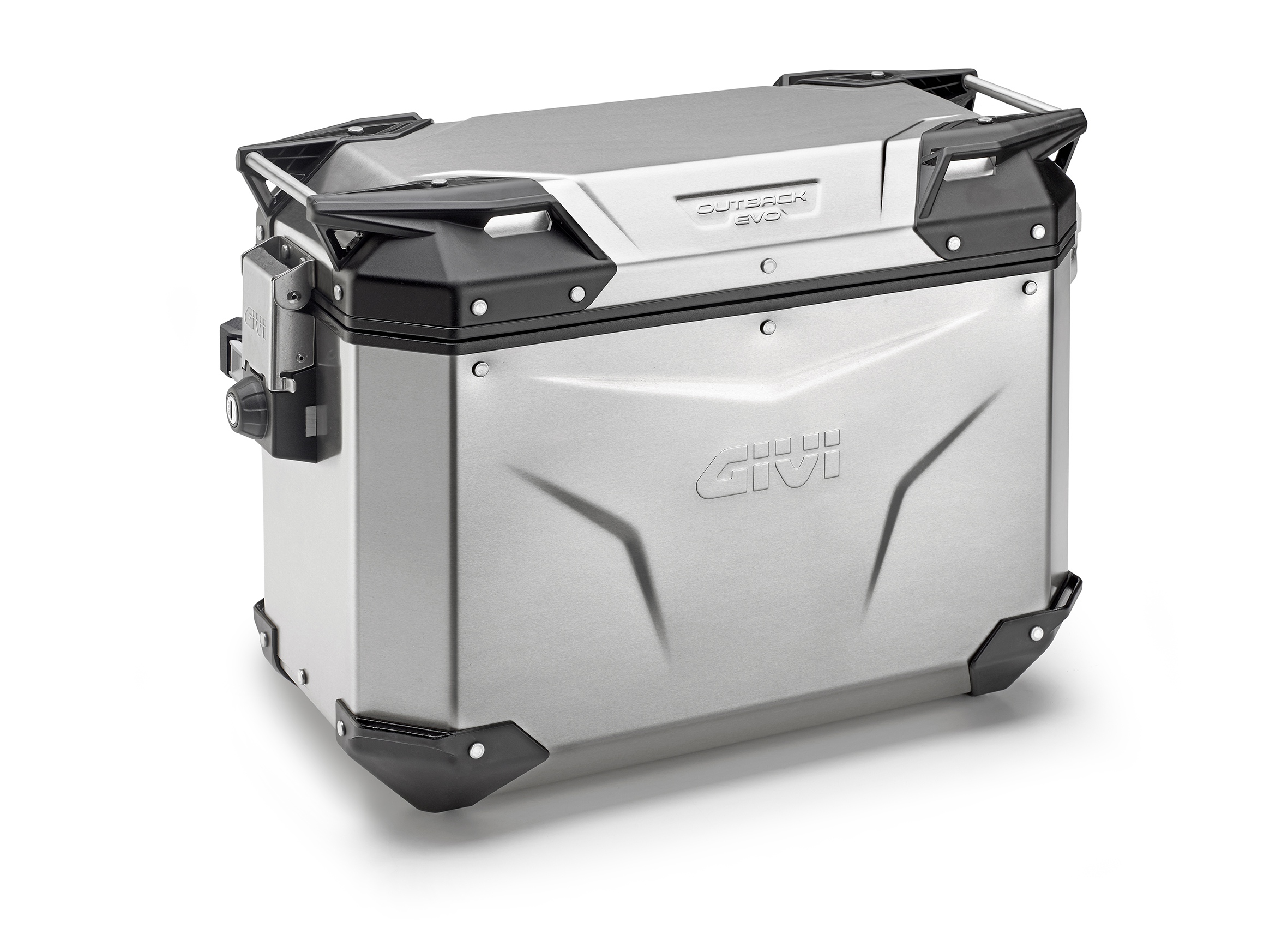 Alu-Seitenkoffer Trekker Outback Evo 48 - rechts - Alu / 48 Liter / Max Zuladung 10 kg