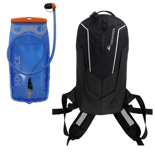 Touratech Black Hydration Backpack with Hydration Bladder