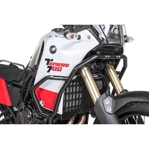Touratech Fairing Crash Bars Protection Bars Stainless Steel Black for Yamaha Tenere 700