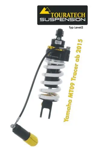 Ammortizzatore di sospensione Touratech per Yamaha MT 09 Tracer dal 2015 Tipo Level2/Explore HP