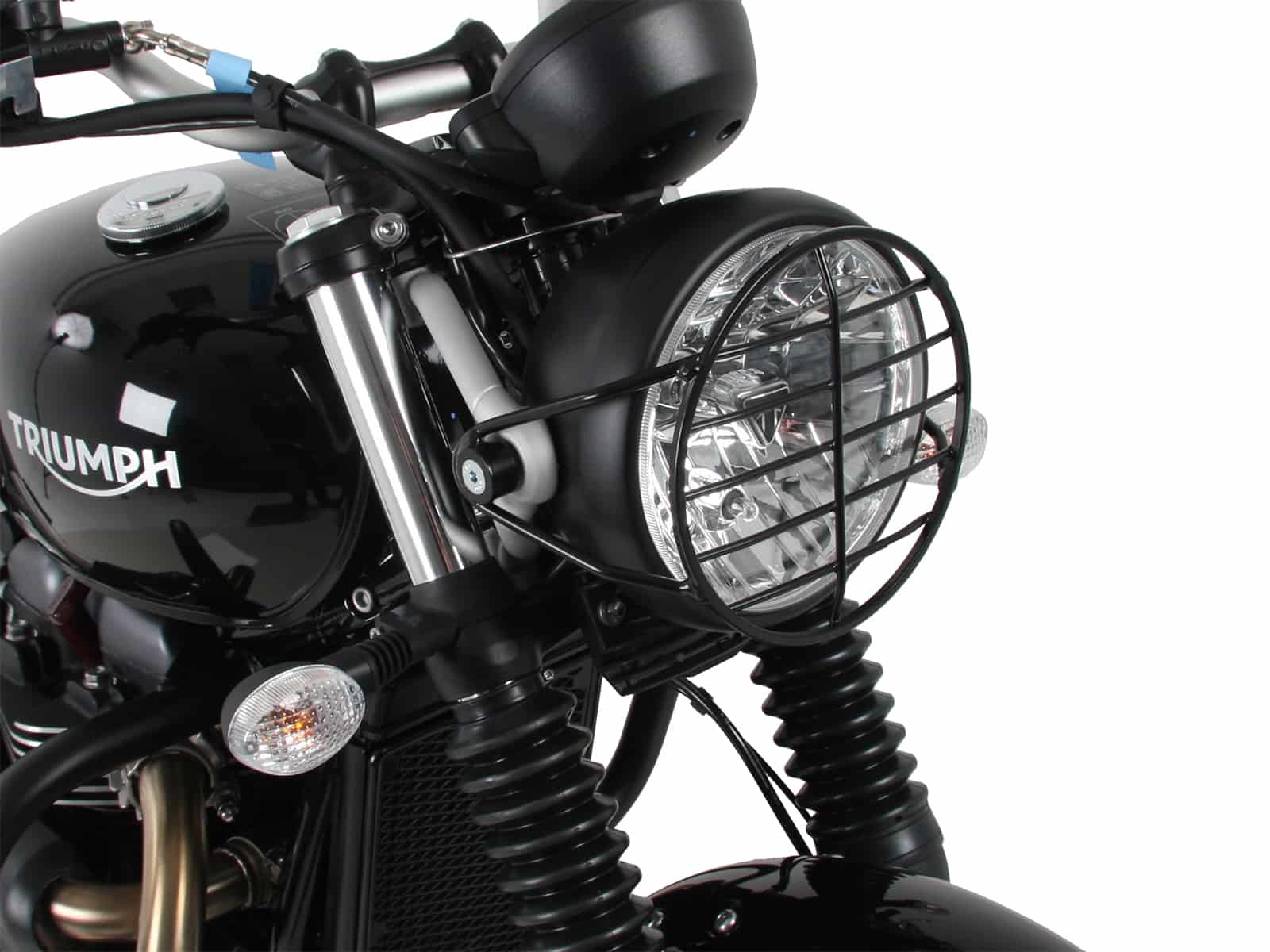 Lampenschutzgitter schwarz für Triumph Street Scrambler / Scrambler 900 (2017-)
