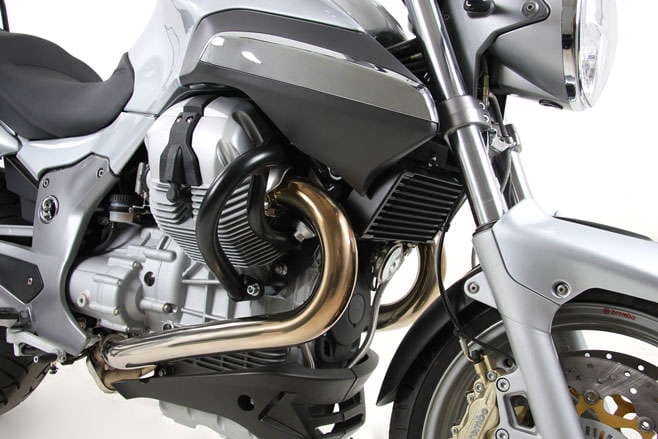 Motorschutzbügel schwarz für Moto Guzzi Breva V 1100/1200 (2004-2007)