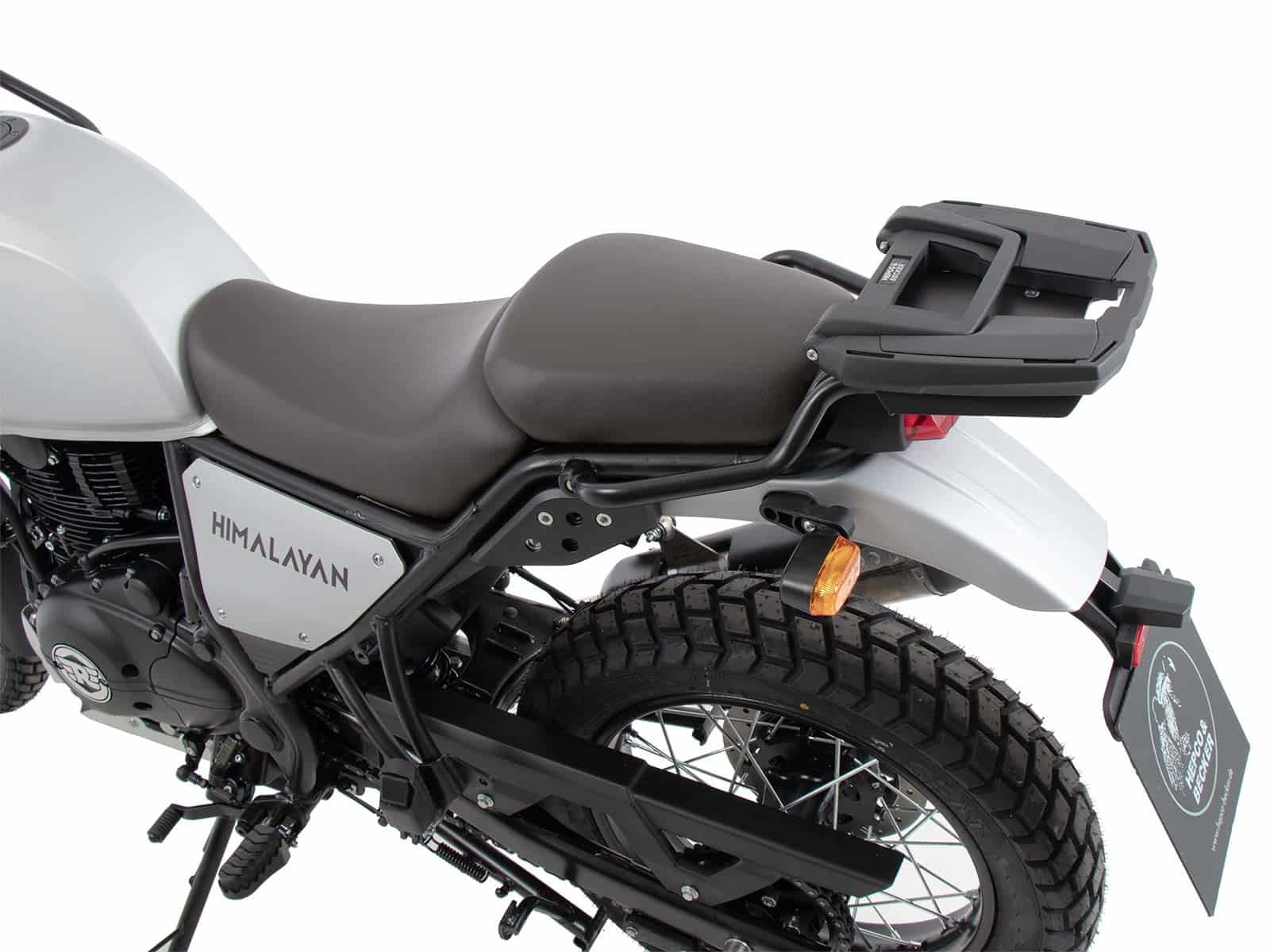 Easyrack Topcaseträger für Kombination mit Original-Gepäckbrücke schwarz für Royal Enfield Himalayan (2021-2024)