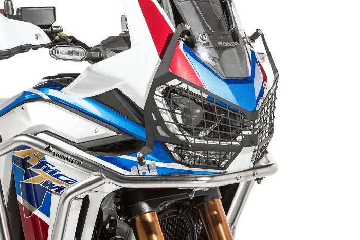 Protección de faro negra con cierre rápido Honda CRF1100L Adventure Sports SOLO PARA USO OFFROAD