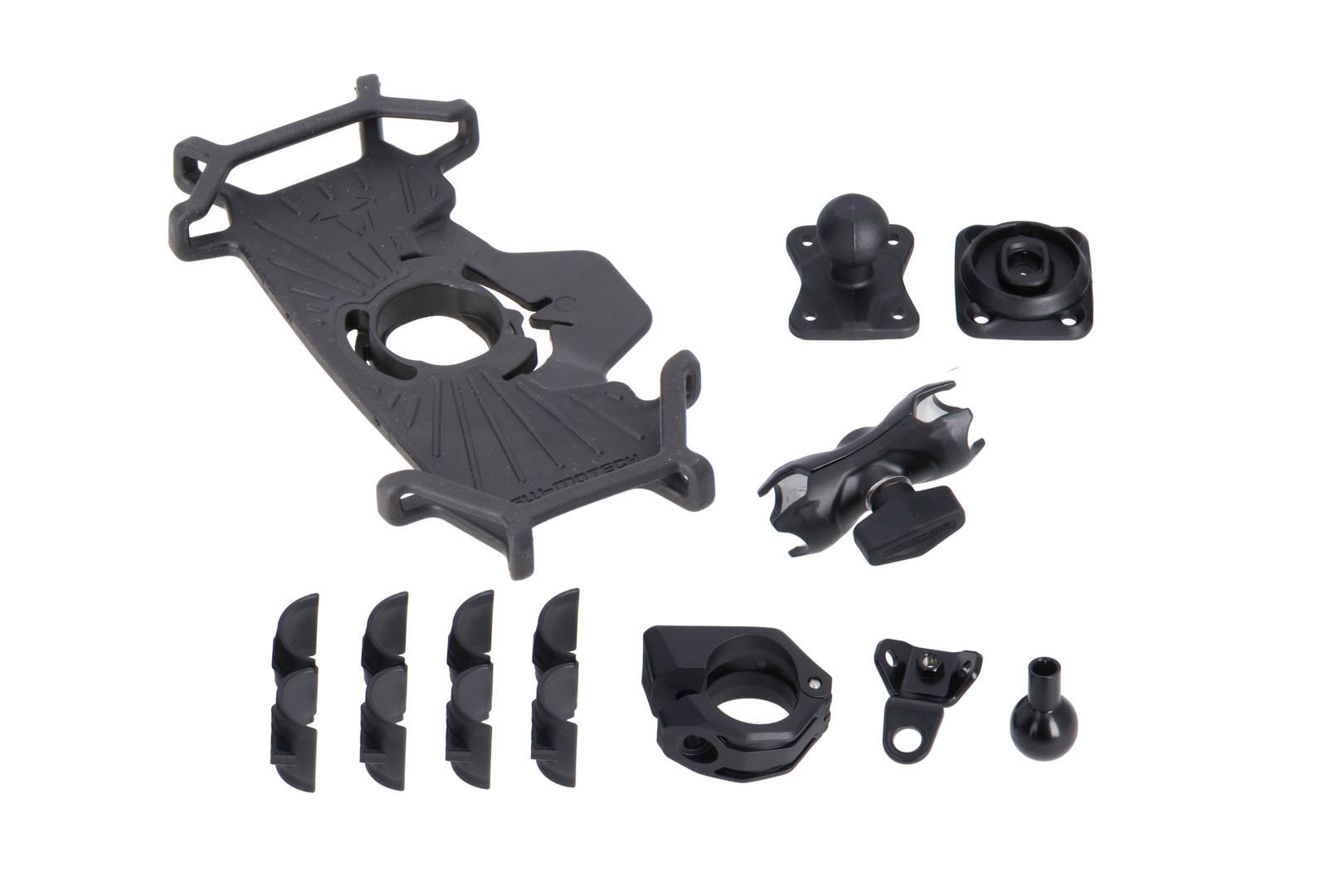 SW-Motech Universel Navi - Kit T-Lock Support Smartphone grand Inclus. bras de serrage 2"