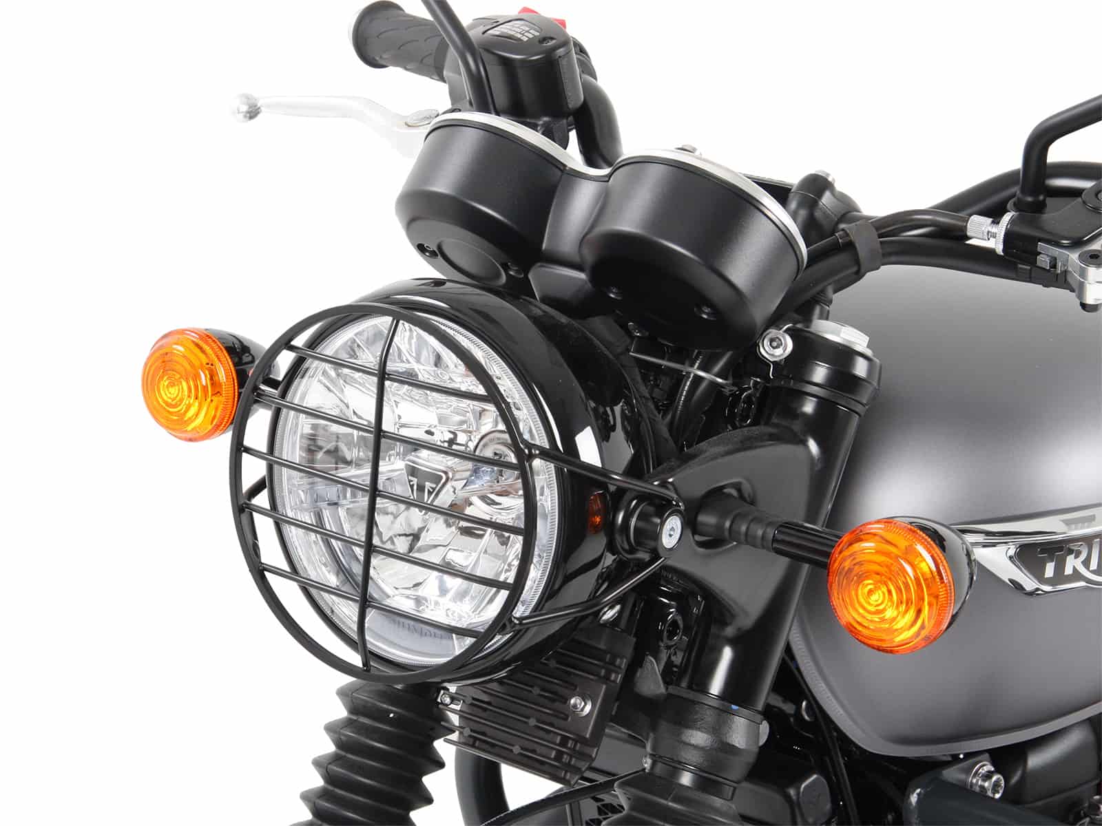 Lampenschutzgitter schwarz für Triumph Bonneville T 120/Black (2016-)