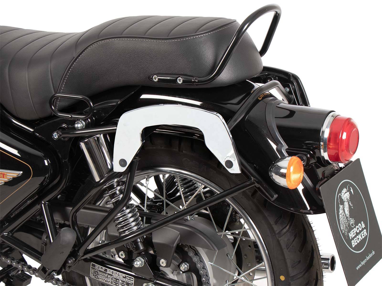 C-Bow Seitenträger chrom für Royal Enfield Bullet 350 (2024-)