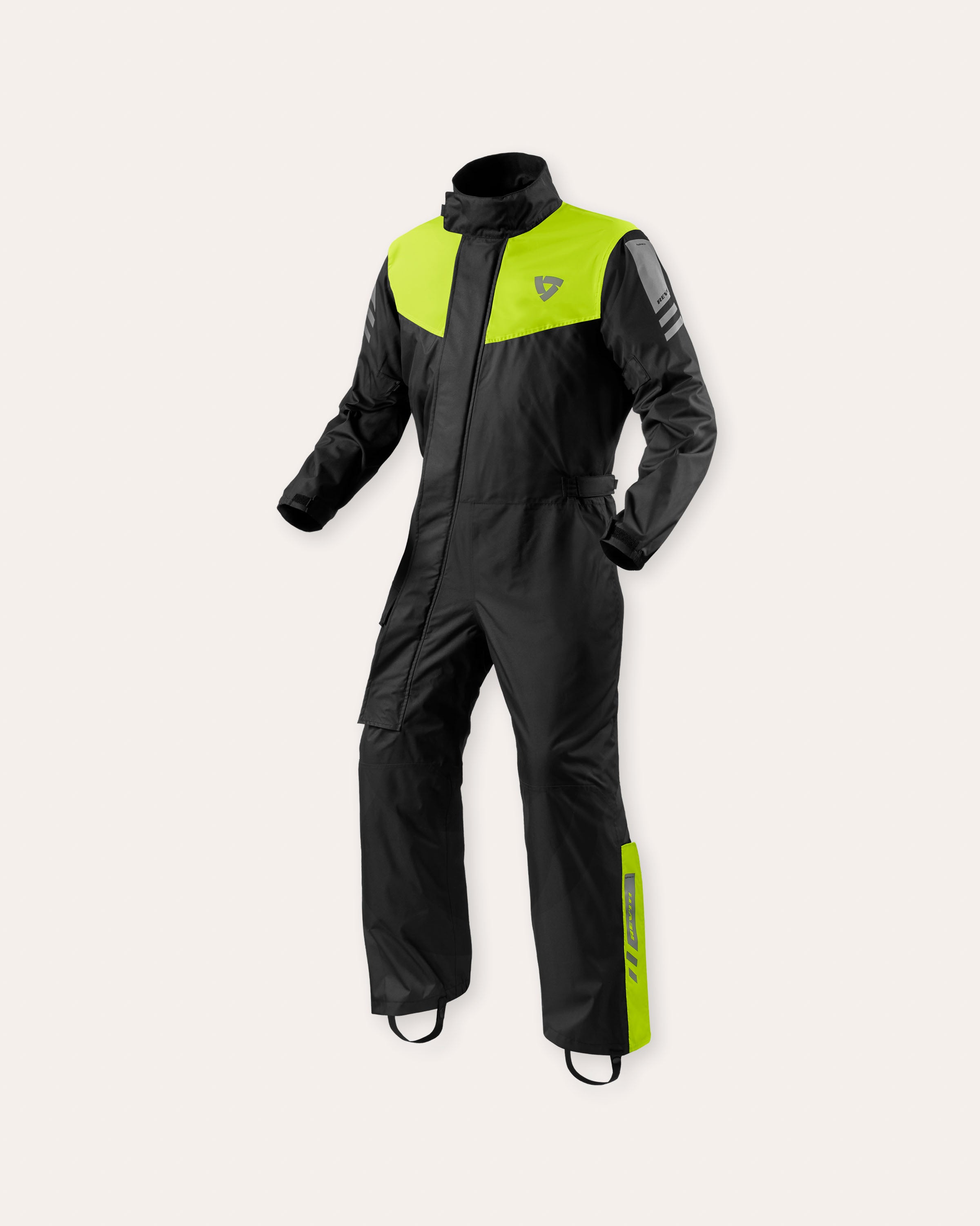 Regenanzug Pacific 4 H2O | Black-Neon Yellow - Schwarz-Neon Gelb / 3XL / Standard - Größe: 3XL - Länge: Standard