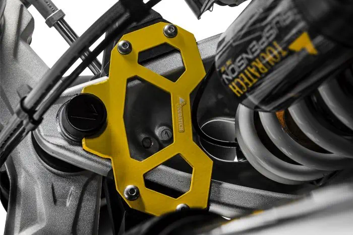 Touratech Hard Part Steering Stop BMW R1250GS / R1200GS LC yellow Touratech Hard Part Steering Stop BMW R1250GS / R1200GS LC yellow