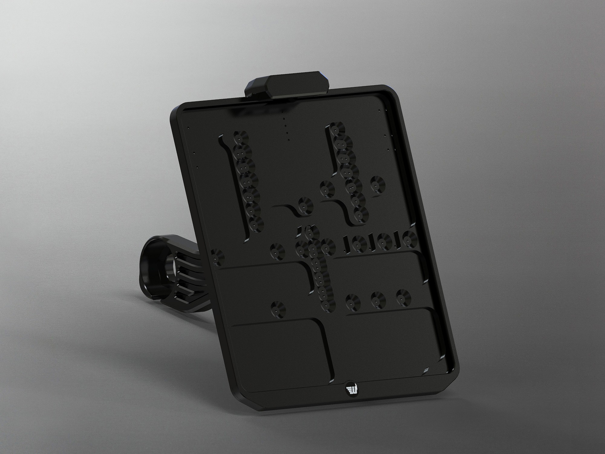 Side license plate holder for BMW R18