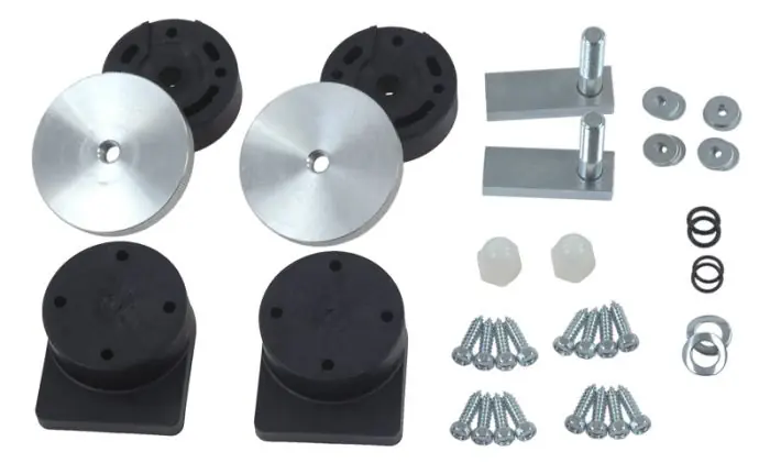 Kit de montage Touratech pour valise en aluminium 18 mm par exemple BMW R1200GS + Adventure F800GS K1600GT Kit de montage Touratech pour valise en aluminium 18 mm par exemple BMW R1200GS + Adventure F800GS K1600GT