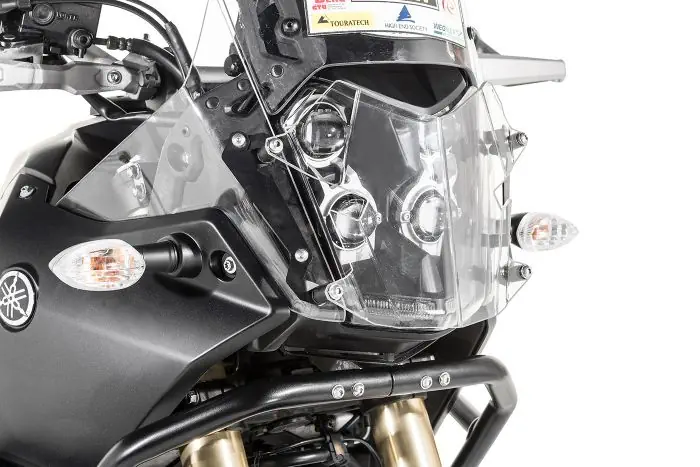 Headlight protection Makrolon with quick release for Yamaha Tenere 700 *OFFROAD USE ONLY*