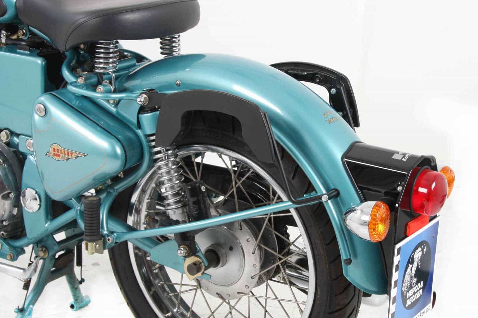 C-Bow Seitenträger schwarz für Royal Enfield Bullet 500 / Classic (2000-2017)