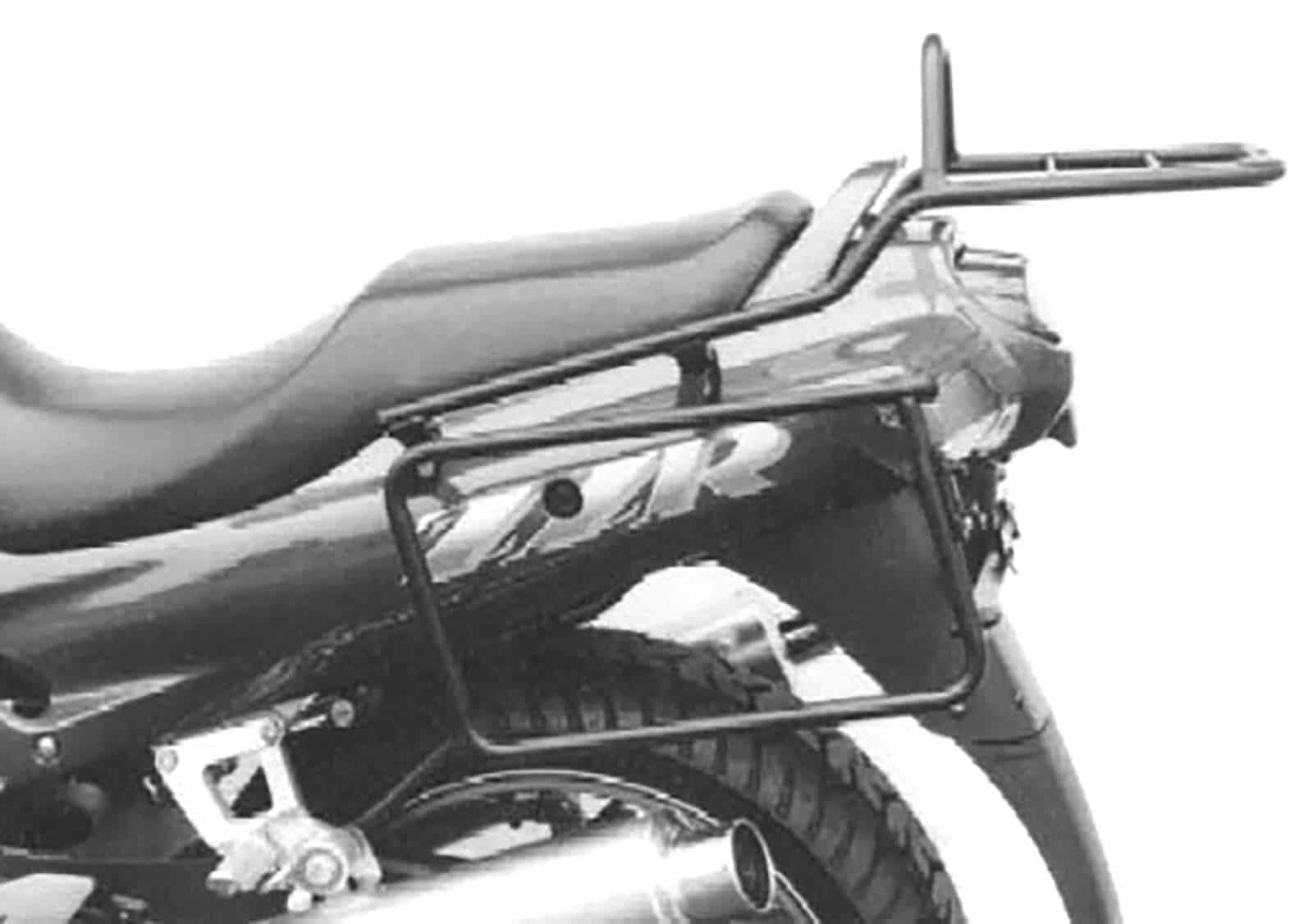 Seitenkofferträger festverschraubt schwarz für Kawasaki ZZ-R 600 (1993-2005)