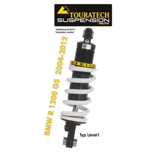 Amortiguador de suspensión Touratech trasero para BMW R1200GS (2004-2012) Tipo *Level1*