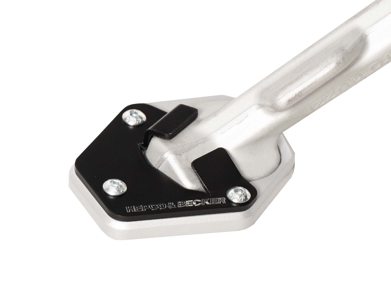 Seitenständerplatte silber/schwarz für Moto Guzzi Stelvio (2024-)