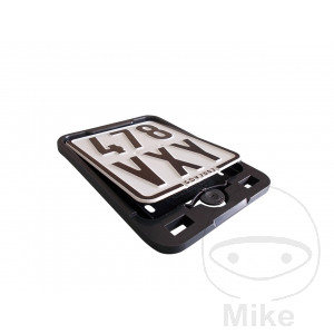 Supporto per targa Click Rinforzo Nero 135X110 Senza Pubblicità