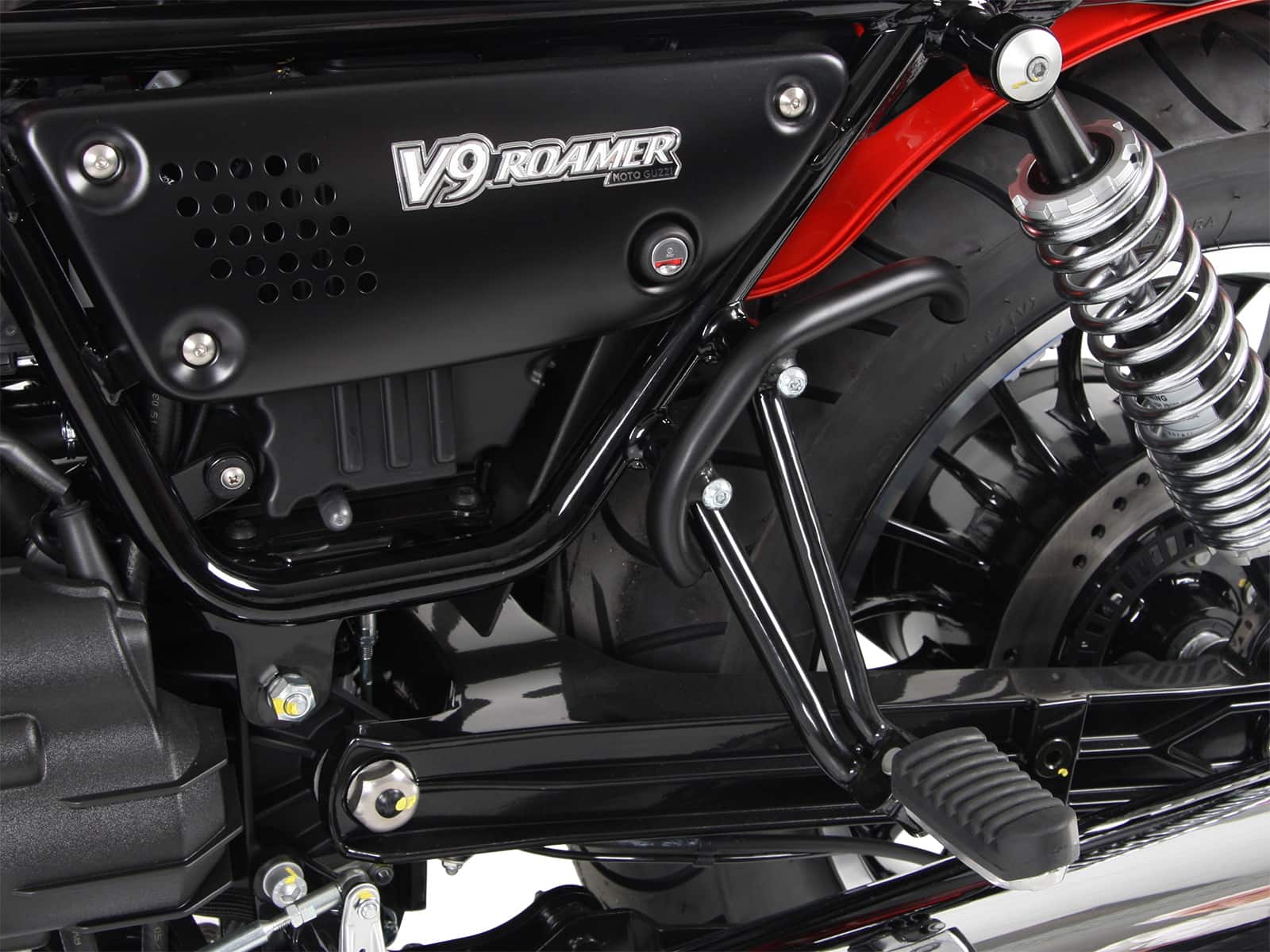 Aufbockhebel für Hauptständer schwarz für Moto Guzzi V 7 II (2015-2016)
