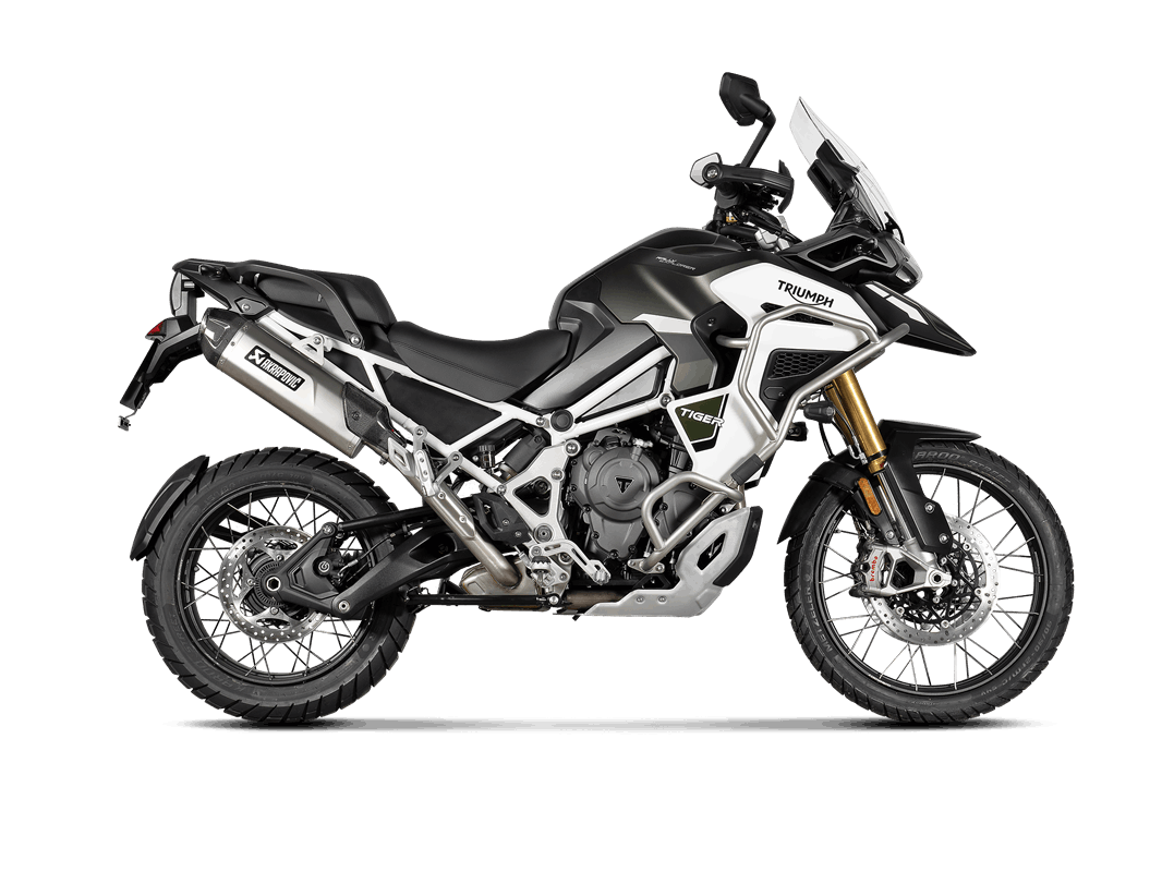 Akrapovic Slip-On Line (Titanium) Exhaust for Triumph Tiger 1200 GT / RALLY 2022 - 2023