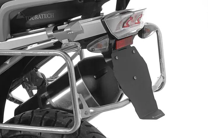 Parafango Touratech sotto targa BMW R1250GS R1200GS LC