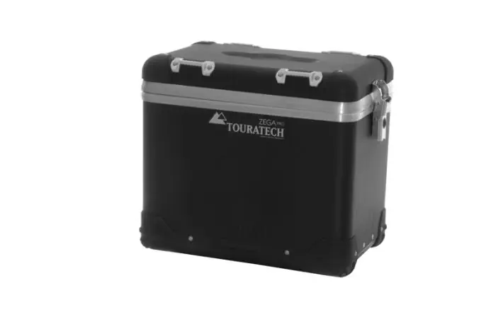 Coffre en aluminium Touratech ZEGA Pro "And-Black" 45 litres par exemple BMW R1200GS F800GS Coffre en aluminium Touratech ZEGA Pro "And-Black" 45 litres par exemple BMW R1200GS F800GS