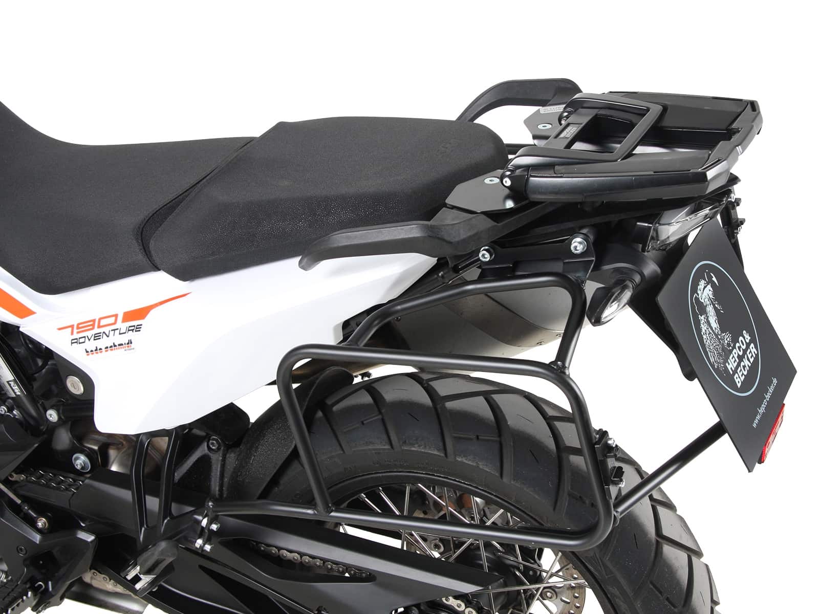 Seitenkofferträger festverschraubt schwarz für KTM 790 Adventure/R (2019-2021)