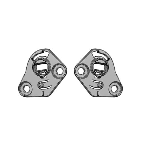 Kit de fixation en carbone Aventuro Touratech pour pare-brise