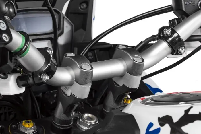 Alzatori Manubrio Touratech 20 mm Tipo 42 per Honda CRF1000L Africa Twin con ABE Alzatori Manubrio Touratech 20 mm Tipo 42 per Honda CRF1000L Africa Twin con ABE