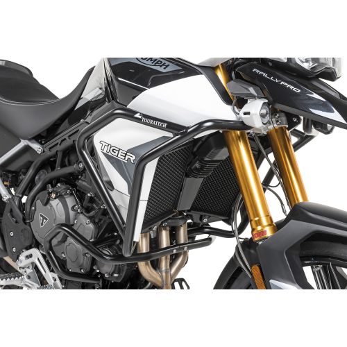 Black fairing crash bars for Triumph Tiger 900 Rally