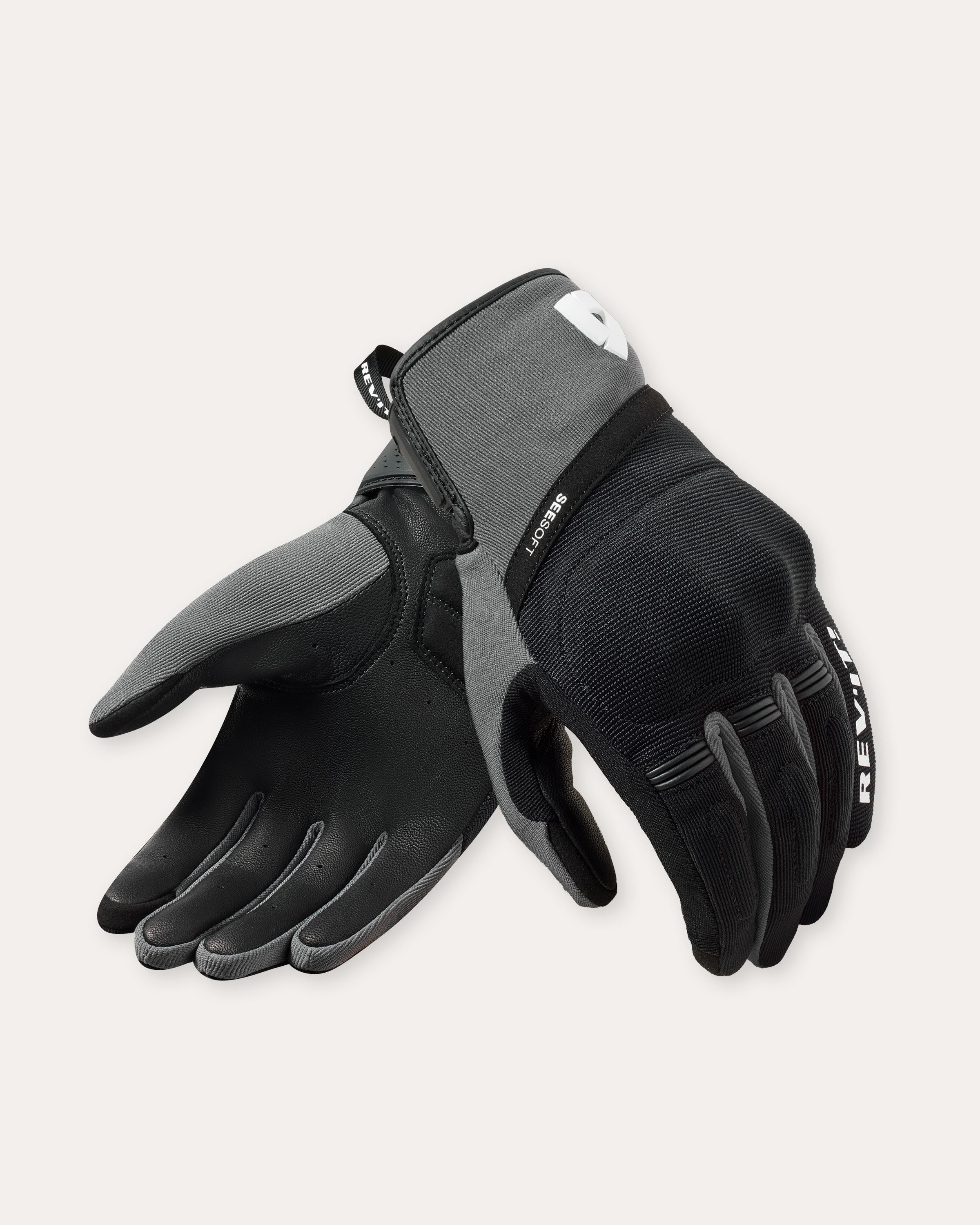Handschuhe Mosca 2 | Black-Grey - Schwarz-Grau / M / Standard - Größe: M - Länge: Standard