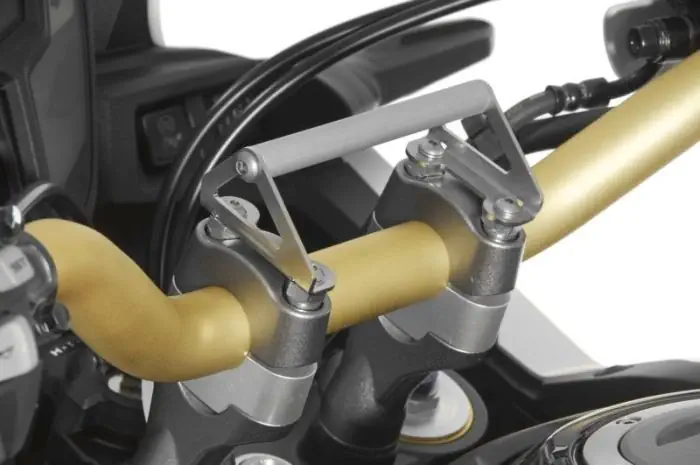 Adattatore di montaggio GPS per morsetto del manubrio con viti per rialzo manubrio da 20 mm Honda CRF1000L AT