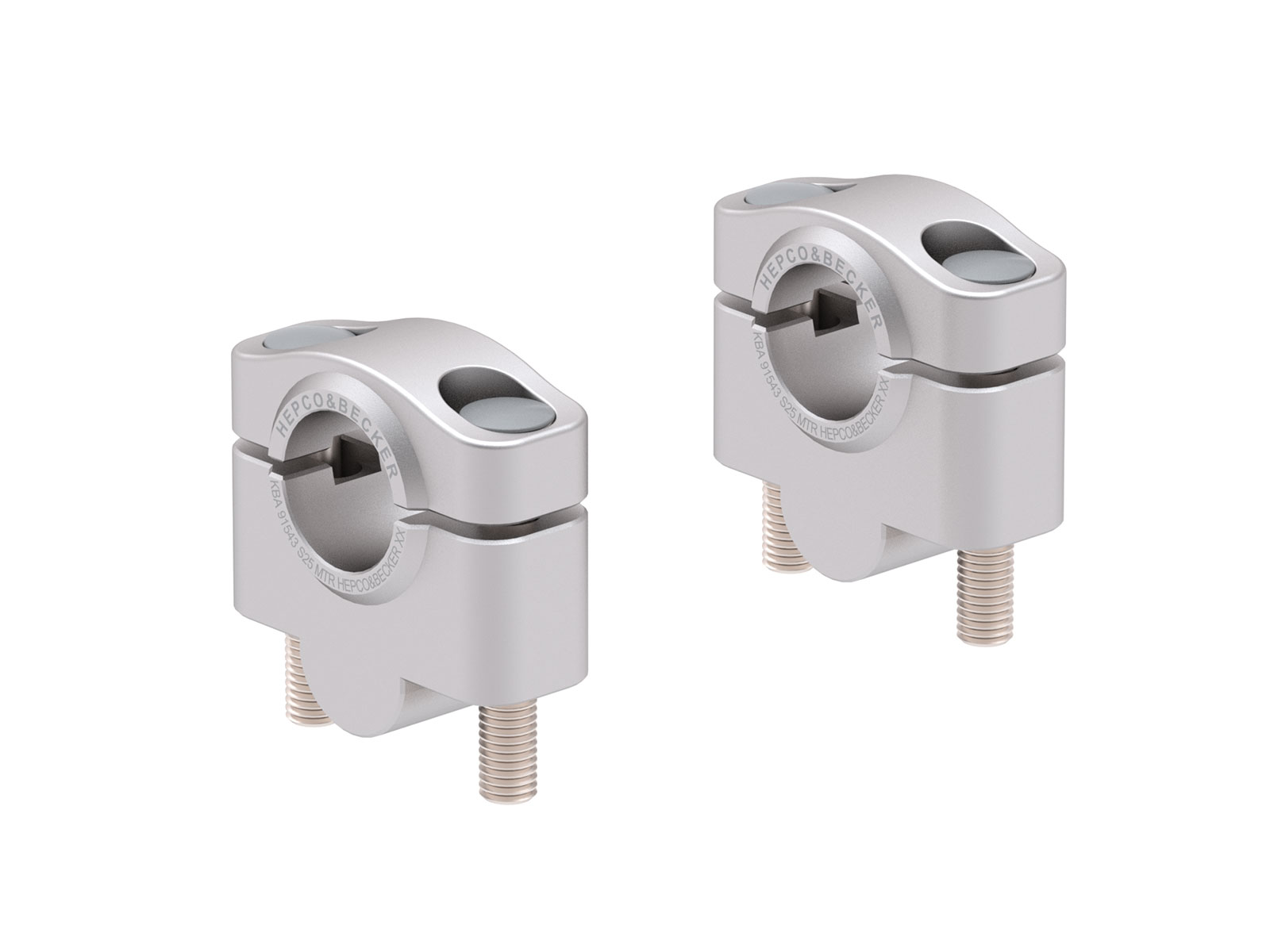 Lenkererhöhung für Royal Enfield Bear 650 (2025-), 25mm hoch - Silber