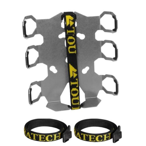 Support de bouteille double Touratech ZEGA Pro/ZEGA Mundo avec protection de sangle