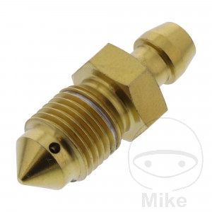 Tornillo de purga M10 x 1.00 mm acero inoxidable V4A dorado