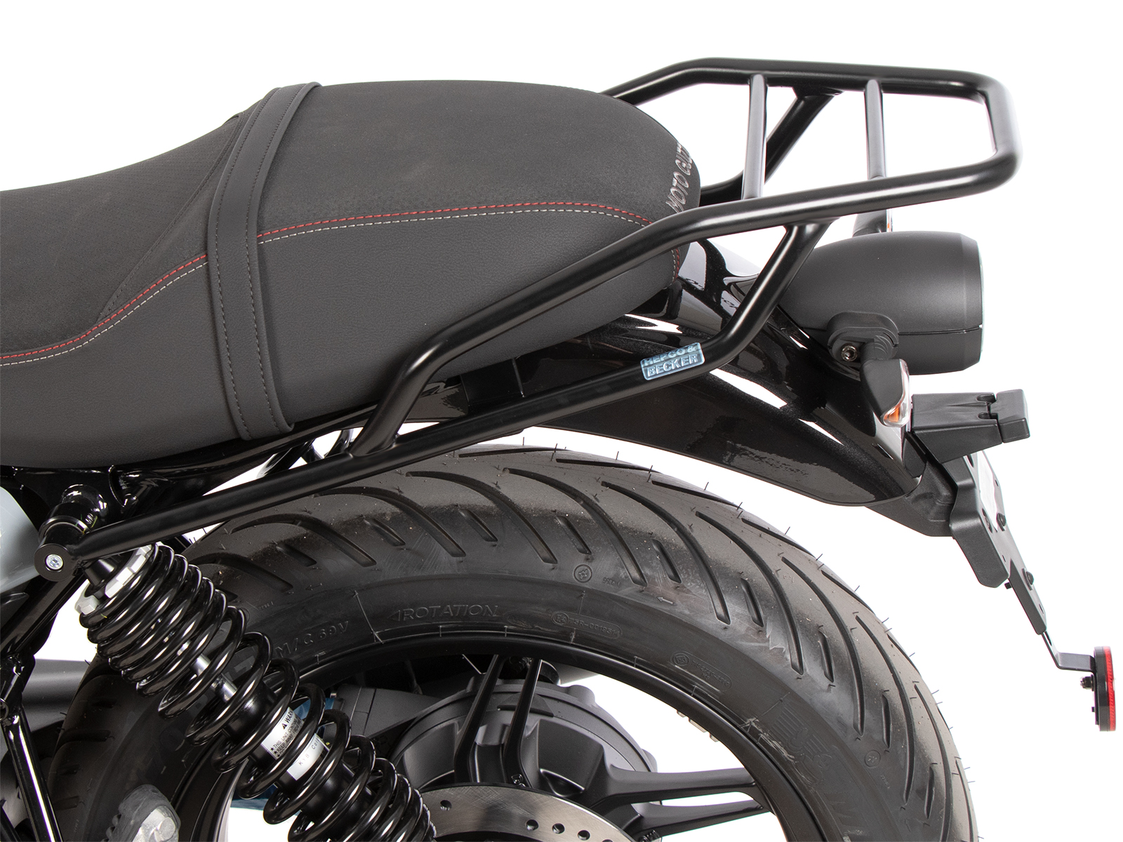 Rohrgepäckbrücke schwarz für Moto Guzzi V7 Sport (2025-)