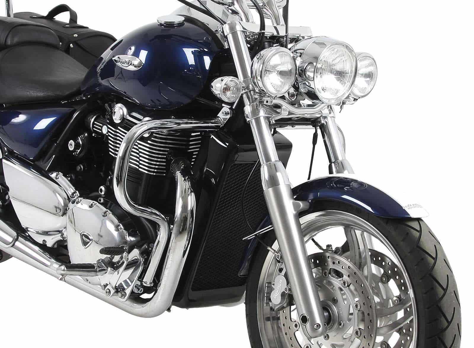 Twinlight Zusatzscheinwerferset (Fernlicht) inkl. Halter und Kabel chrom für Triumph Thunderbird 1600/1700 (2009-2018)