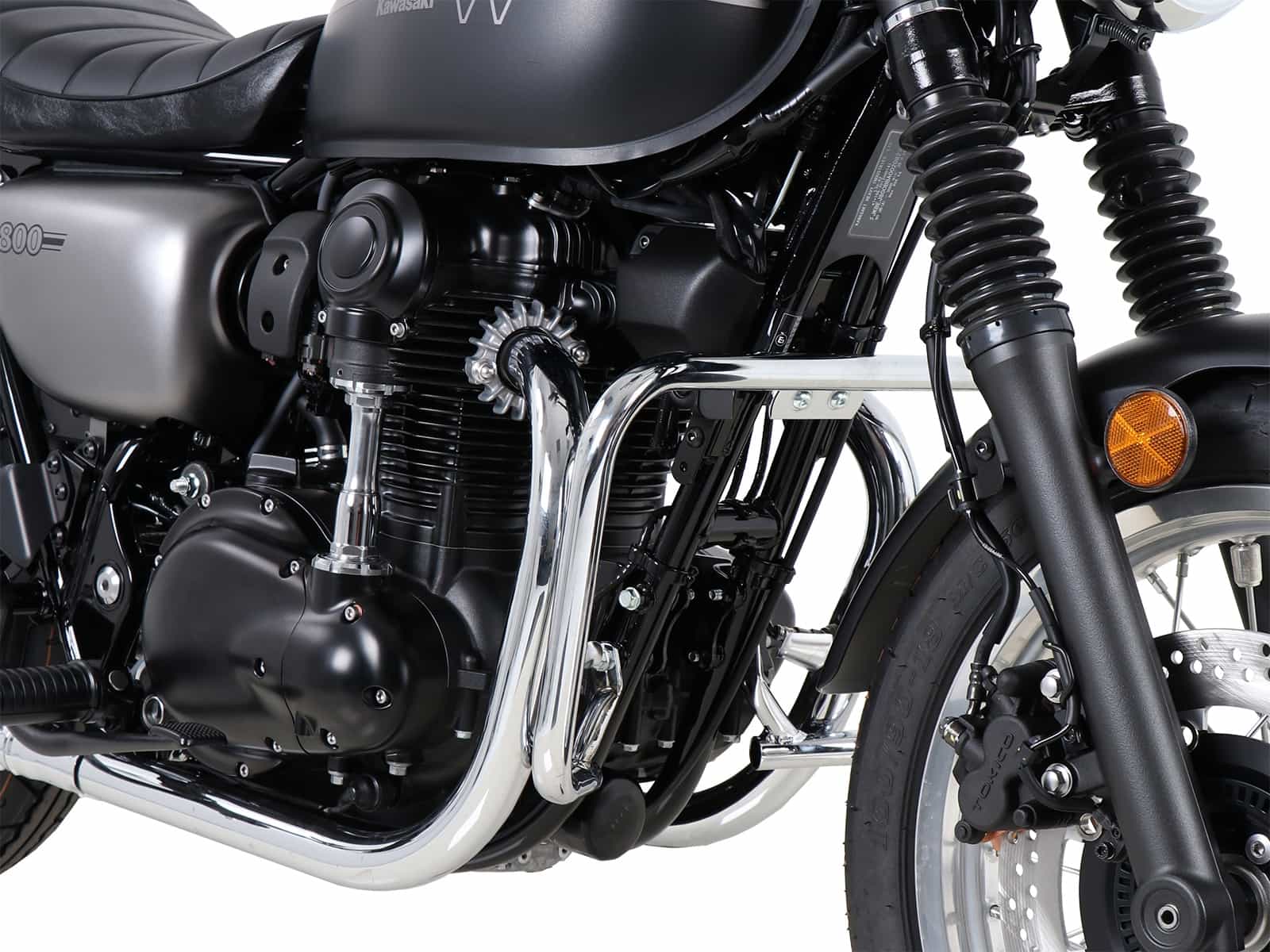 Motorschutzbügel chrom für Kawasaki W 800 Street / Cafe / Standard (2019-2025)