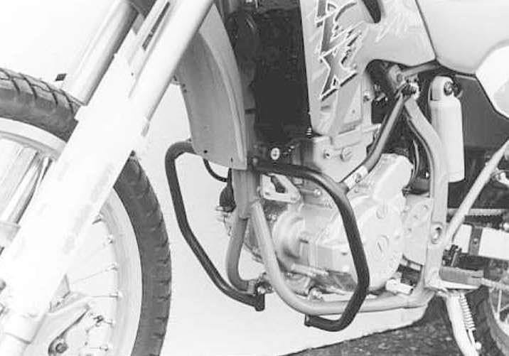 Motorschutzbügel schwarz für Kawasaki KLX 650 (1993-2001)