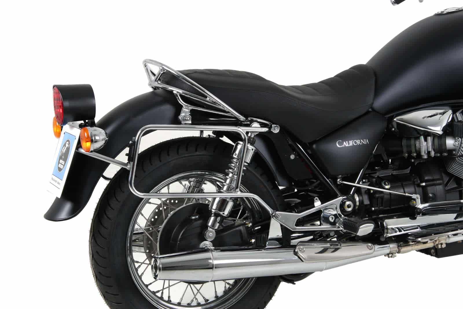 Seitenkofferträger festverschraubt chrom für Moto Guzzi California  Aquilia Nera (2010-2011)