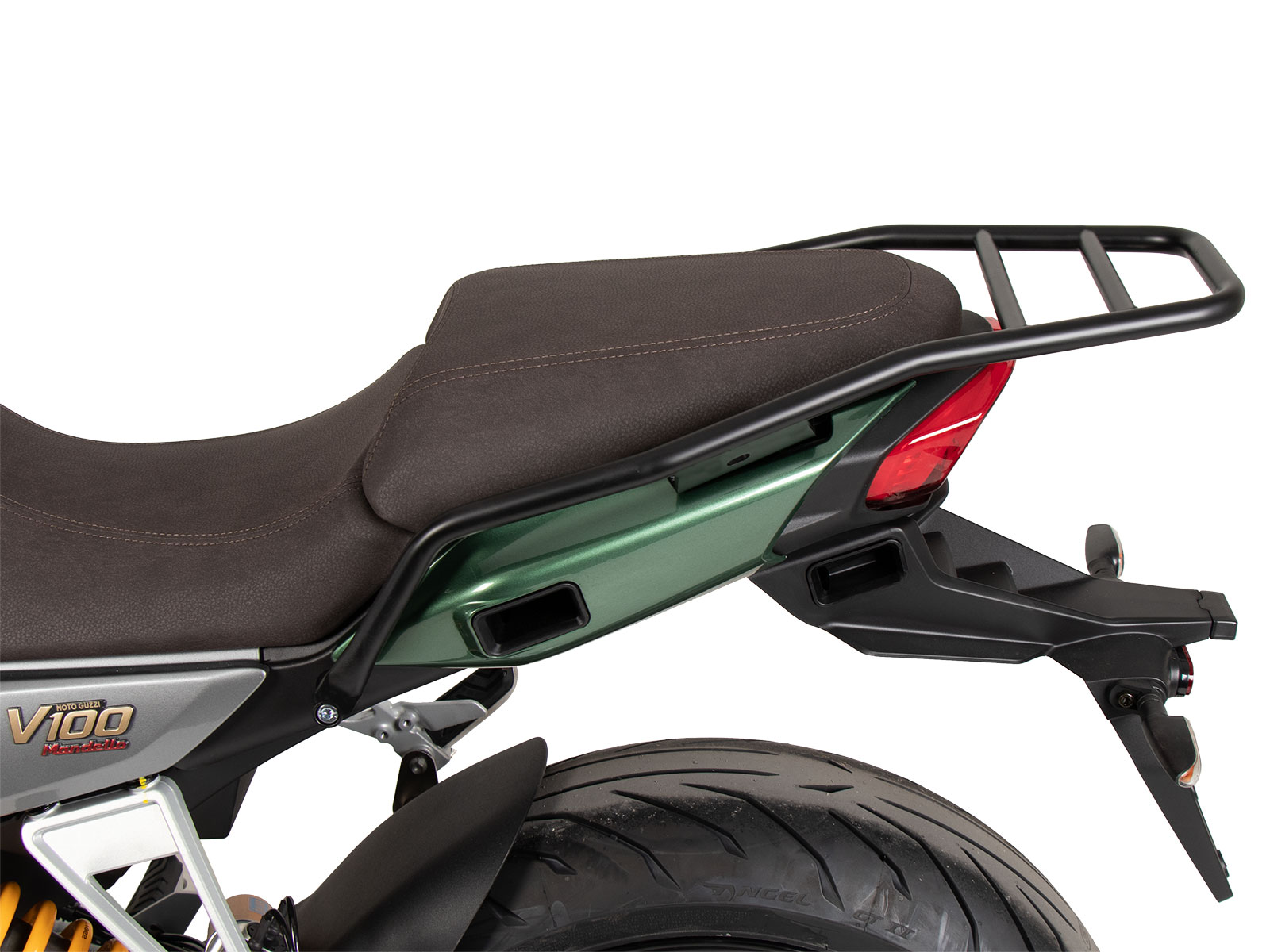 Rohrgepäckbrücke schwarz für Moto Guzzi V100 Mandello / S (2022-)