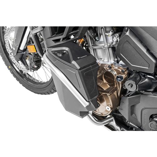 Boîte à outils avec kit de montage de protection moteur côté gauche en acier inoxydable pour Honda CRF1100L Africa Twin