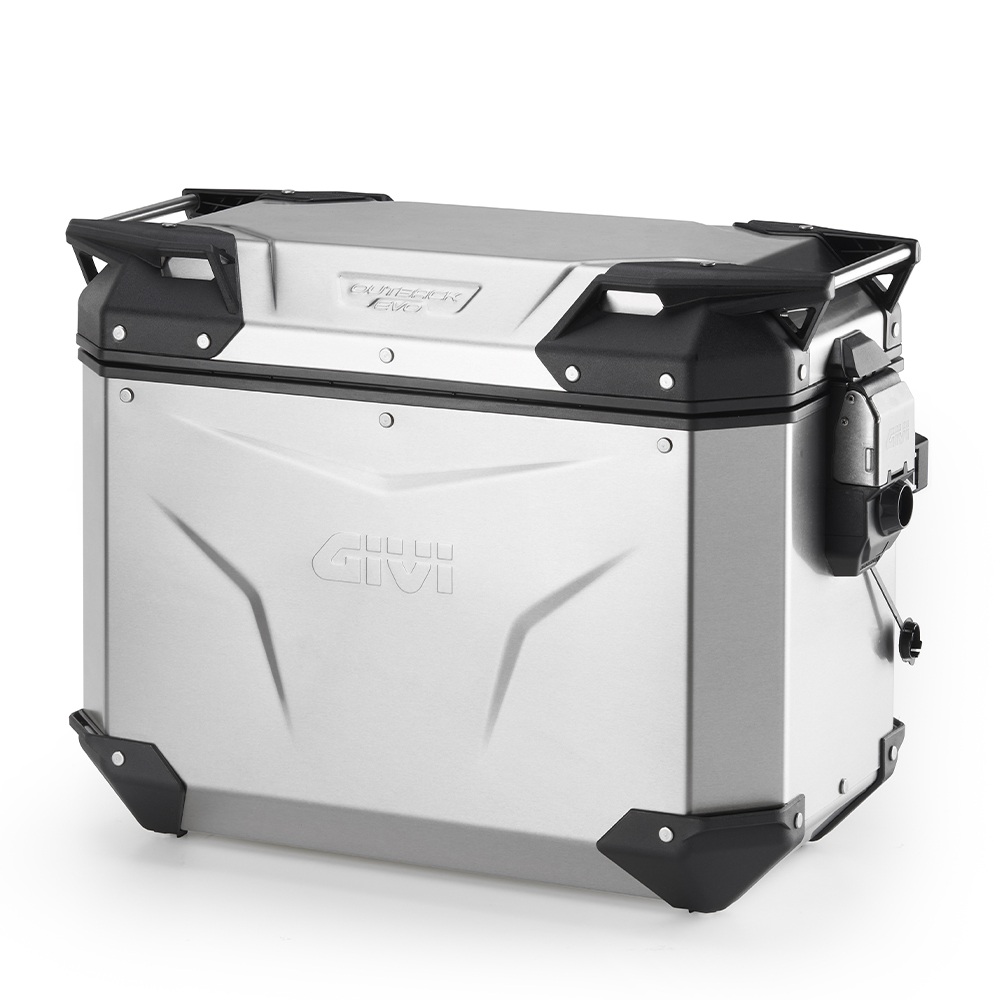 Alu-Seitenkoffer Trekker Outback EVO 44 Monokey Links, 44 Liter / SMART SECURITY LOCK