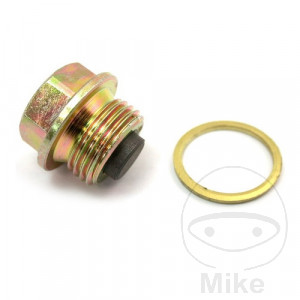 Tornillo de drenaje magnético JMP M18X1.50 con junta tórica para BMW F650 F650ST K75 S C RT K1100LT