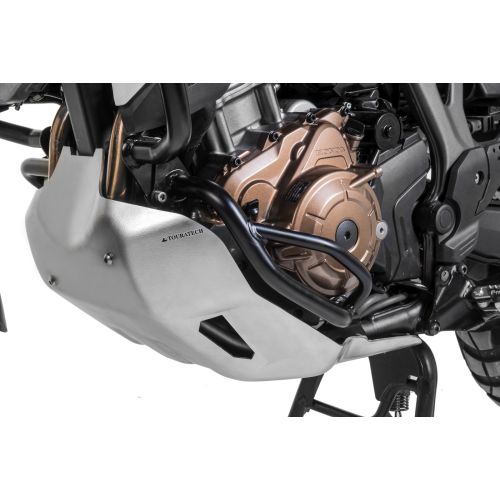 Touratech Motorsturzbügel en acier inoxydable noir pour Honda CRF1000L Africa Twin avec DCT