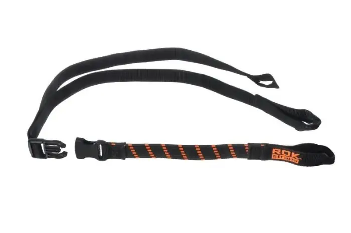 Rokstraps Strap It™ Motorbike Adjustable Black Orange 45-150 cm 2 pcs. Strap