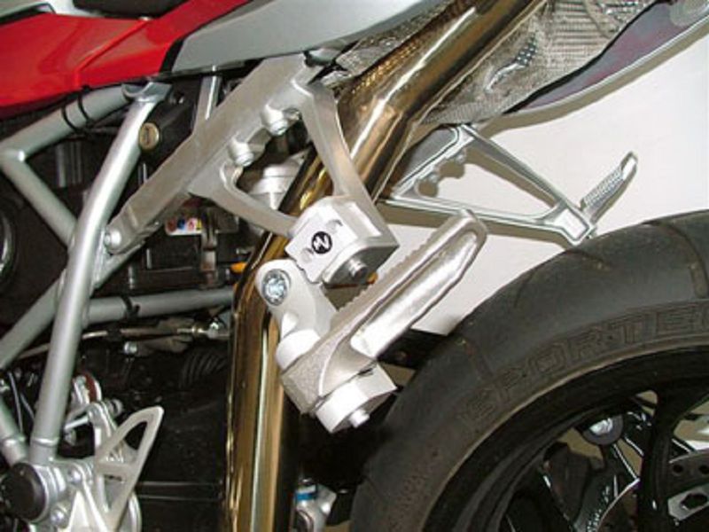 k-1311962895-16426 Adjustable passenger footpeg lowering 60mm with ABE for BMW R1200S