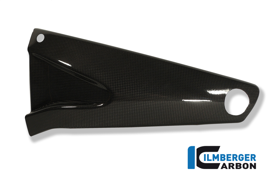 Copertura in carbonio per braccio oscillante sinistro per Buell 1125 R / 1125 CR